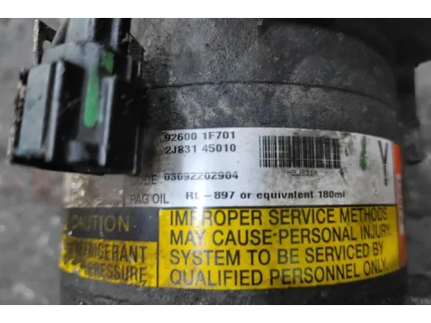 Συμπιεστής A-C (Κομπρέσορας) 926001F701 για NISSAN MICRA (1998 - 2000) (K11) Hatchback - 3dr , (2000 - 2003) (K11) Hatchback - 5dr  - 