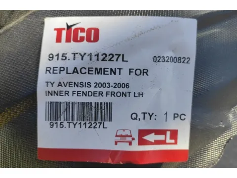 Θολος Πλαστικος Εμπρος Αριστερος ( Ιμιτασιον ) 023200822 για TOYOTA AVENSIS (2003 - 2006) (T250) *ΝΕΑ ΠΑΛΕΤΑ* - 