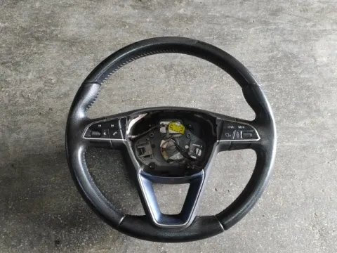 Τιμόνι (Βολάν) Δερματινο Με Χειριστηρια Για SEAT LEON (2013 - 2019)*Γ*