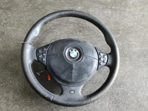 Αερόσακος Εμπρός Οδηγού με Τιμόνι Δερματινο , Χειριστηρια και Ροζετα ( Οχι Καθαρο ) για BMW 5 Series (1996 - 2000) (E39) (E39) Sedan - 4dr *Γ*