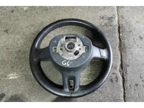Τιμόνι (Βολάν) Δερματινο για VW GOLF (2009 - 2013) Mk6 (5K1) *Γ* - 
