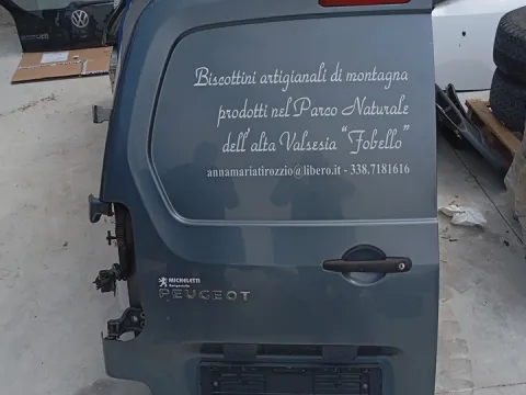 Πόρτα Πίσω Αριστερή Δίφυλλη Χ.Τζάμι για CITROEN BERLINGO (2015 - 2018) (B9) Mini Van , PEUGEOT PARTNER (2013 - ) *ITALY* *Γ*