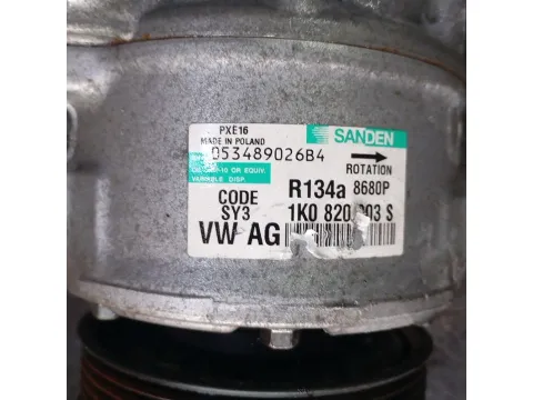 Σύστημα Κλιματισμού Συμπιεστής A-C (Κομπρέσορας) για SKODA OCTAVIA (2004 - 2008) 5 Hatchback - 5dr 1900 (BJB)(BKC)(BLS)(BXE) Diesel 105  - 