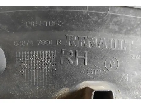 Φρύδια Φτερών Εμπρός Δεξιό για DACIA SANDERO (2013 - 2016) Hatchback - 5dr Stepway , (2016 - 2020)  - 