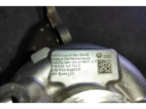 Τουρμπίνα 04E145722G ( Για Ανταλλακτικα ) Απο CZDA για VW GOLF (2013 - 2016) Mk7 (5G) *ΠΑΛΕΤΑ 99 *ΝΕΑ ΓΕΝΙΑ* - 