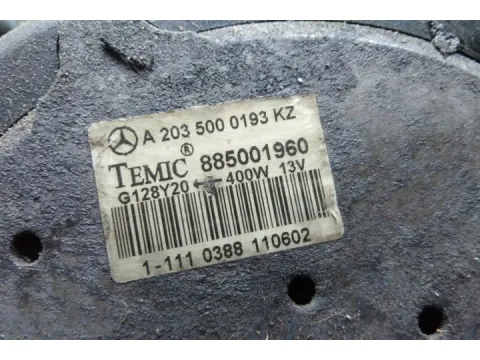 Σετ Με Βεντιλατέρ για MERCEDES C - CLASS (2000 - 2003) (W203) Sedan - 4dr 2150 (OM 611.962) diesel 143 C 220 CDI *Γ* - 