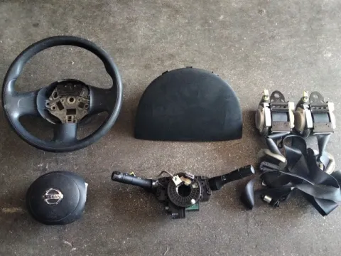 Σετ Αερόσακων Εμπρός (χ.Ταμπλό) για NISSAN MICRA (2013 - 2017) (K13) *Γ*