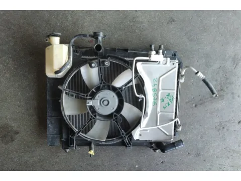 Σετ Ψυγείο A-C , Νερου με Βεντιλατέρ για TOYOTA YARIS (2009 - 2012) (XP90) Hatchback - 5dr 1300 (1NR-FE) Petrol 100 (NSP90) *Γ* - 